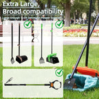 Dog Poop Bags with Handle,fit for Swivel Bin Pooper Scooper,Cornstarch Based Heavy Duty and Leak-Proof Waste Bags for Dog & Cat Litter(100 Count Extra Large 2.6 Gallon,Unscented)