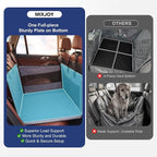 MIXJOY Dog Car Seat for Large Medium Dogs - with Dog Bed Inside, Back Seat Extender for Pets, Waterproof Pet Carseat for Medium Sized Pet, Hammock for Pet, with Storage Pocket
