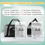 Petskd Small Pet Carrier 17" L x 11" W x 9.5" H Airline Approved, Grey | for Alaska Airlines, Lockable Safety Zippers and Anti-Scratch Mesh, Pets Under 10 lbs