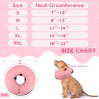 Supet Inflatable Dog Cone Collar Alternative After Surgery, Dog Neck Donut Collar Recovery E Collar for Neuter, Soft Pet Cone for Small Medium Large Dogs