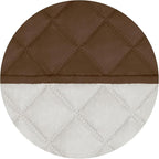 PureFit Reversible Quilted Sofa Cover Dog Couch Covers for Sofa, 66 in | Coffee/Ivory, Water Resistant Couch Protector, Washable Pet Couch Cover with Non Slip and Elastic Straps For Kids