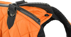 Gooby Fashion Vest Dog Jacket - Orange, X-Small - Warm Zip Up Bomber Vest with Dual D Ring Leash - Winter Water Resistant Small Dog Sweater