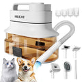 Dog Grooming Vacuum Kit with 4L Dust Cup, 6 Pet Grooming Tools for Home Grooming, Low-Noise Pet Hair Grooming System for Dogs & Cats