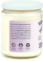 Pet's Favorite Pet Odor Candle, Clean Burning, Long Lasting Lavender Candles with a Natural Fiber Wick and 70 Hour Burn Time, Pack of 2