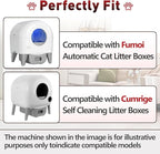 8 Pcs Deodorizer Compatible with Cumrige Fumoi Automatic Cat Litter Box | Cute Cat Shaped Design, Long-Lasting Camellia Flower Scent