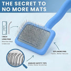 We Love Doodles Small Slicker Brush & Lavender Detangler Spray Pack - Dog Leave-In Conditioner for Reducing Mats, Knots & Tangles, Dematting & Conditioning Grooming Kit, 16 oz