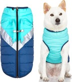 Gooby Mountaineer Dog Jacket - Mint, X-Small - Warm Zip Up Coat with Lift Handle and Dual O Ring Leash Water Resistant for Small to Medium Dogs