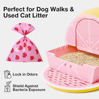 VETRESKA Dog Poop Bags, Smoked Cherry Scented, 300 Counts, Leak Proof | Extra Thick and Large Pet Waste Bags for Dog Walking and Cat Litter, 20 Rolls