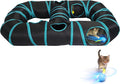 Automatic Cat Toy, Motion Activated Interactive Cat Toy Ball with Cat Tunnel, Hide and Seek Puzzle Game for Indoor Cats Kittens, Interactive Cat Toy to Relieve Boredom