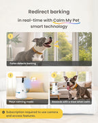Furbo 360° Dog Camera [Paid Plan Required to Activate] | Stay connected with AI Dog & Home Safety Alerts, Treat Toss, Auto-Tracking, Video History, 2-Way Audio (Subscription 3mo min)