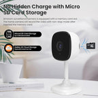 Baby/Kids/Elderly/Dog/Cat Monitoring Camera, Alexa & Google Camera | AI Smart Detection & Alarm, 2-Way Audio, Night Vision, 2.4G WiFi App Control, Cloud & SD Card Storage, 2 Pack