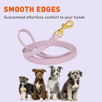 Viper Biothane K9 Working Dog Leash Waterproof Lead for Tracking Training Schutzhund Odor-Proof Long Line with Solid Brass Snap for Puppy Medium and Large Dogs, 10ft Pastel Purple
