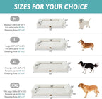 COZY KISS Ultra Soft Faux Rabbit Fur Dog Bed for Extra Large Dogs – 48"x35" Orthopedic Foam Couch, Removable Washable Cover & Waterproof Lining, Tie-Dye Brown