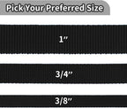 HIKISS Long Dog Leash Obedience Recall Training Agility Lead with Thickening Material for Large Dog - 15ft 20ft 30ft 50ft 100ft Training Leash (Black 30ft)