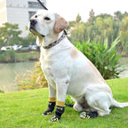 KOOLTAIL Dog Socks Shoes for Hot Pavement to Prevent Licking Paws, Winter Dog Boots & Paw Protector for Hardwood Floors Anti Slip,Traction Control Grip Booties for Small Medium Large Senior Dogs, XL