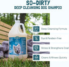 Bio-Groom So-Dirty Dog Shampoo, Quick Rinse Pet Shampoo, 5 Gallons | Dog Bathing Supplies, Puppy Wash, Grooming Supplies, Cruelty-Free, Made in USA, for Smelly Dogs