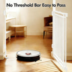 39" Extra Tall Baby&Dog Gate,32-54" Wide Hardware Mount Gate,White | Auto-Close design,Two-Way Swing, No Bottom Bar,Must Drill to Install