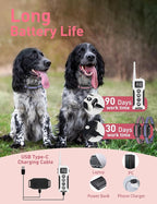 No Shock Dog Training Collar 2 Dogs | Vibrating Dog Collar, Vibration Collar for Small Medium Large Dogs - No Shock No Prongs