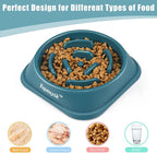 2 Pack Slow Feeder Dog Bowls for Large Dogs | Non-Slip Base, Anti-Choking Design, Reduces Bloating & Overeating, Easy to Clean, 4 Cups