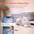 owltron Indoor Camera 2K, 360 Cameras for Home Security with Motion Detection, Baby Monitor with Phone App, 2.4G WiFi Pet Cam with Night Vision & 2-Way Audio