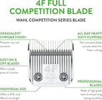 Wahl Professional Animal Competition Blade, 2375-100, 4F | Extra Coarse, Detachable Blade with 5/16 in Cut Length