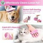 Dog Brush for Shedding 13pcs Bath Grooming Kit with Pet Nail Clipper and File - Dog Bath Brush Cat Grooming Supplies, Dematting Comb Bath Brush Shampoo Scrubber for Dogs and Cats