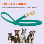 Viper Biothane K9 Working Dog Leash Waterproof Lead for Tracking Training Schutzhund Odor-Proof Long Line with Solid Brass Snap for Puppy Medium and Large Dogs, 20ft Blue Aqua