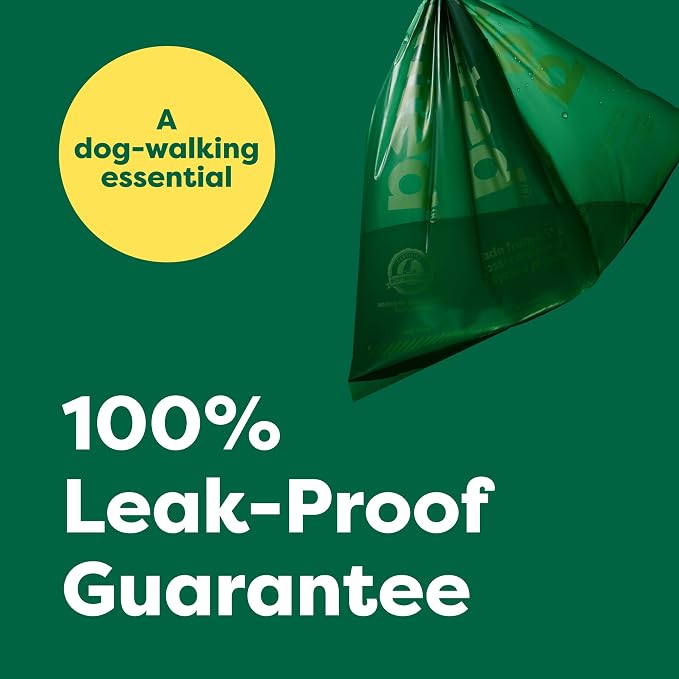 Earth Rated Dog Poop Bag Holder, 1 Dispenser and 900 Bags, Lavender | Durable and Guaranteed Leakproof Poop Bags