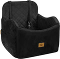 Dog Car Seat for Small/Medium Dogs, Detachable Washable Dog Booster Car Seat Under 35lbs, High-Support Memory Foam,Travel Bed with Storage Pockets