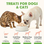 Freeze-Dried Chicken Treats for Dogs and Cats, 6 oz | Single Ingredient, High Protein Recipe, Grain-Free Snack, Food Topper Use, Training Treats