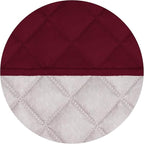 PureFit Reversible Chair Sofa Cover Dog Couch Covers for Sofa, 25.5 in | Red/Ivory, Water Resistant Couch Protector, Washable Pet Couch Cover with Non Slip and Elastic Straps For Kids