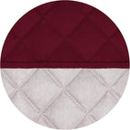 PureFit Reversible Quilted Couch Covers for Dogs Oversized Sofa Cover 78” | Red/Ivory, Water Resistant Couch Protector, Washable Pet Couch Cover with Non Slip and Elastic Straps For Kids