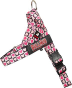 BULLHUG Adjustable Dog Harness– No Pull, No Choke – for English Bulldogs, French Bulldogs, Pugs & Broad-Chested Breeds – Easy, Safe Walks (Check, Small)