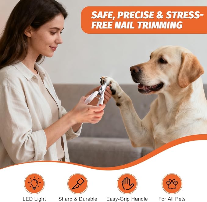 Styptic Powder for Dogs & Cats with Nail Clipper Kit, 1.76 oz | For nail trimming | Easy powder application | Suitable for home grooming routines