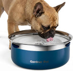 Gardner Pet Slow Water Bowl for Dogs – No Spill, Anti-Splash Floating Plate Design, Slows Drinking to Reduce Mess, Keeps Water Clean & Floors Dry, 2L
