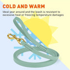 Viper Biothane K9 Working Dog Leash Waterproof Lead for Tracking Training Schutzhund Odor-Proof Long Line with Solid Brass Snap for Puppy Medium and Large Dogs, 20ft Sage Green