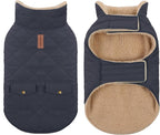 Dog Winter Jacket for Extra-Large Dogs, Pet Windproof Cold Weather Coats, Pets Clothes Snow Jacket, Golden Retriever, Labrador Retriever, Husky, NavyBlue XL