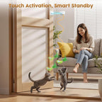 Interactive Cat Toys for Indoor Cats, Clip-On Automatic Flying Bird | USB Rechargeable Self-Play with Interchangeable Bird & Mouse Attachments for Bored Kittens and Adult Cats