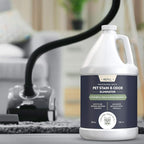 Smiling Paws Dogs & Cats Urine Enzyme Stain & Odor Remover, 1 Gallon | Professional Dog Urine Cleaner Solution, Pet Odor & Scent Eliminator, Remove Dog & Cat Urine, Feces & Vomit Stains