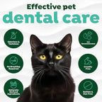 TropiClean Fresh Breath Water Additive for Cats, Cat Breath Freshener, 16oz