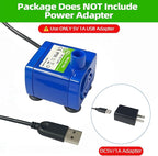 Cat Water Fountain Pump Replacement(No Led & with Brush)， DR-DC 160 | IP68 Submersible Water Motor For Stainless Steel & Ceramic Cat Water Fountain, Ultra Quiet Blue Pet Fountain Pump, Easy Clean