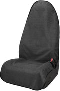 Leader Accessories Waterproof Towel Car Seat Cover, Front Bucket Seat, Grey | Universal Non-Slip, Fits Car Truck SUV, Machine Washable, For Dog & Kid, Pets, Yoga, Gym, Beach, Swimming, Outdoor Sports