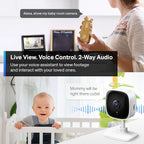 Tapo 2K Indoor Security Camera, Baby Monitor, Dog Camera, Wired, C110P2 | Motion Detection, 2-Way Audio Siren, Night Vision, Cloud & SD Card Storage(Up to 512GB), Works w/Alexa & Google Assistant