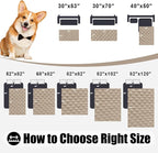 Smiry Waterproof Dog Bed Cover Blanket, Reversible Pet Blanket | Soft Reversible, Washable Leakproof Cats Dogs Couch Cover for Sofa, Couch, Furniture (52x82 Inch)