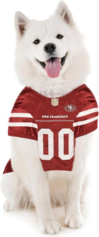 Pets First NFL San Francisco 49ers Dog Jersey, Size X-Large, Football Shirt Costume for Pet, Dog Sports T-Shirt, NFL Team Clothing for Cats, Licensed Pet Apparel Available in 7 Sizes and 32 Teams