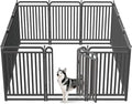 40 Inch Dog Playpen Outdoor, 12 Panels Puppy Playpen Heavy Duty Dog Play Pen Indoors, Rust Resistant Dog Pen for Large/Medium/Small Dogs, Dog Fence for RV Camping