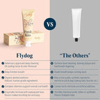 Flydog Fresh Kiss Dog Tooth Brushing Kit, Enzymatic Dog Toothbrush and Toothpaste- Vet Approved Formula, Breath Freshener & Tartar Remover, 360° Toothbrush for All Round Cleaning (Chicken)
