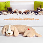 Moropaky Puppy Heartbeat Toy Heartbeat Stuffed Toy for Dogs, Dog Heartbeat Toy for Pet Anxiety Relief Sleep Aid Cuddle Comfort Calming Crate Kennel Training, Puppy Essentials