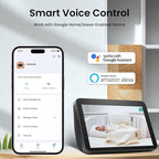 Home Security Camera, Alexa Camera for Baby/Kids/Elderly/Dog/Cat Monitoring | AI Motion Detection & Alarm, 2-Way Audio, Night Vision, 2.4G WiFi App Control, Cloud & SD Card Storage, 4 Pack