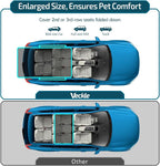 Veckle SUV Cargo Liner for Dogs - Trunk Cover with Bumper Flap Protector | Waterproof Pet Cargo Cover with Side Flaps, Dog Car Seat Cover with Non-Slip Trunk Mat, Prevents Scratches Pet Hair Mud Dirt